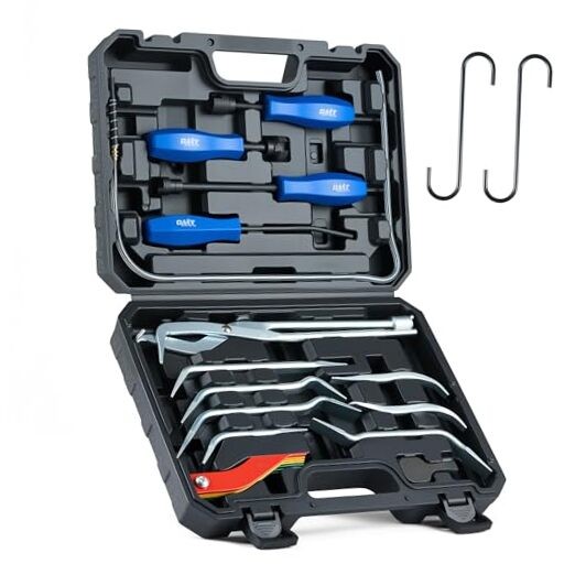 17pc Drum Brake Tool Kit, Drum Brake Adjustment Tool with Brake Spring
