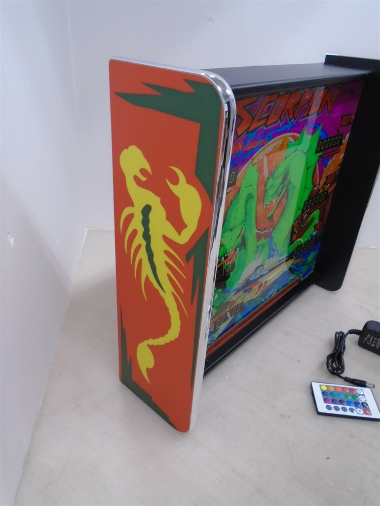Williams Scorpion Pinball Head LED Display light box