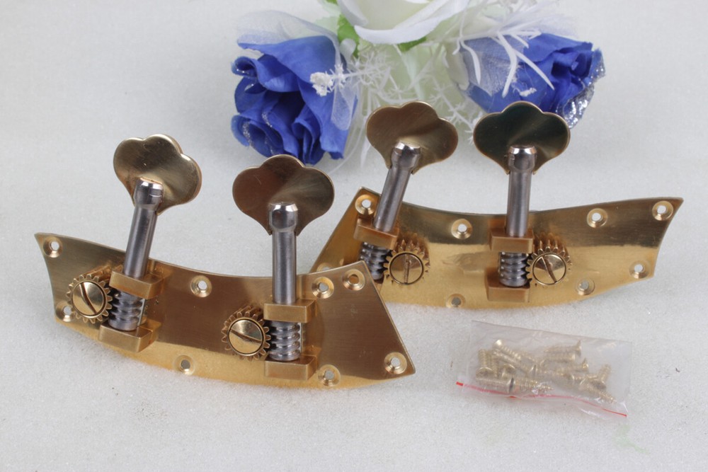 One set 4 String cello Parts Cello Conjoined Peg Brass Top grade durable