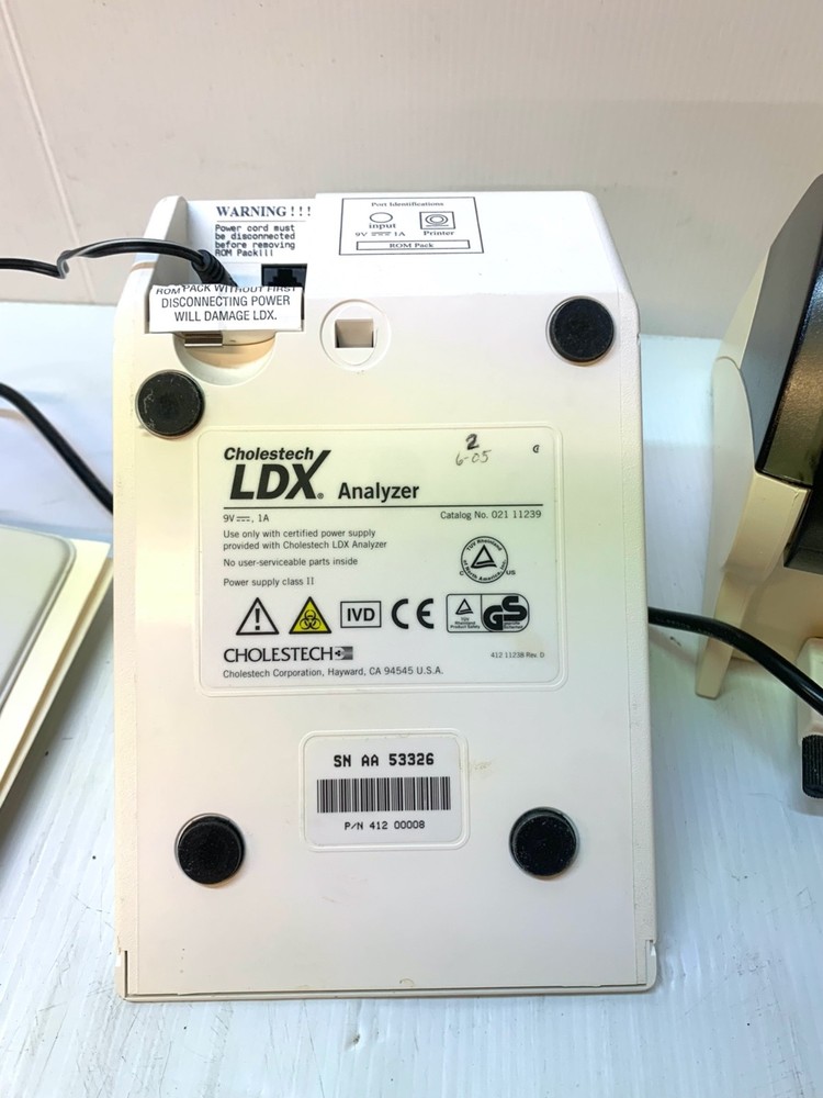 Cholestech LDX Analyzer & Printer With Manual & Instructions S8563