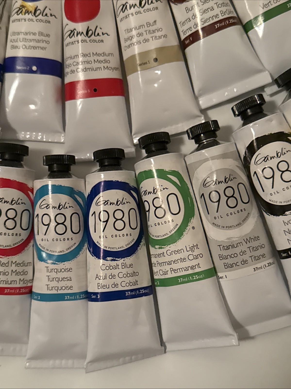 LOT OF 50 GAMBLING ARTIST'S OIL COLORS 37ml *NEW! *FREE SHIPPING!!