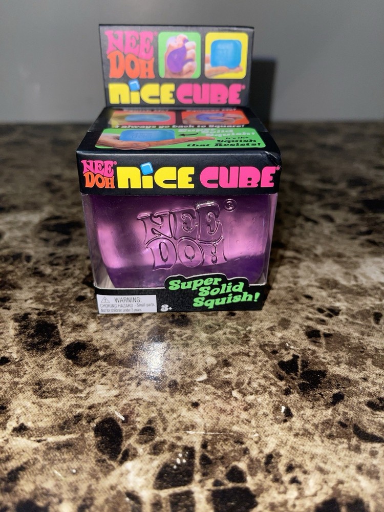 Schylling Nee Doh Nice Cube Super Solid Squish Sensory Toy