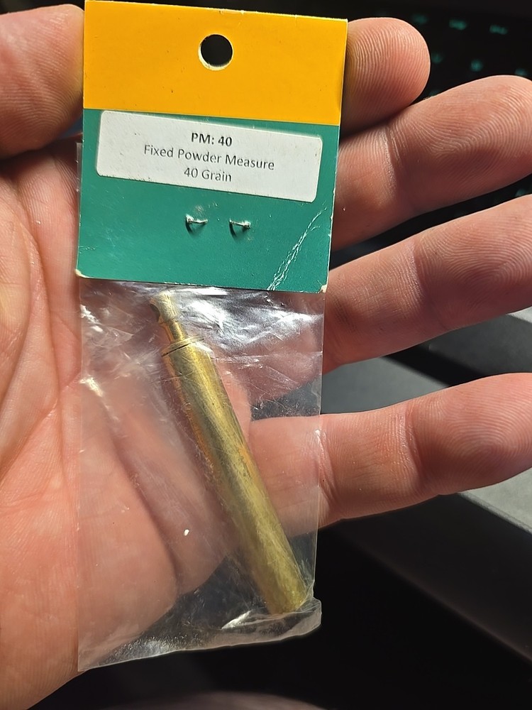 TDC Muzzleloader Black Fixed Powder Measure 40 Grain PM40