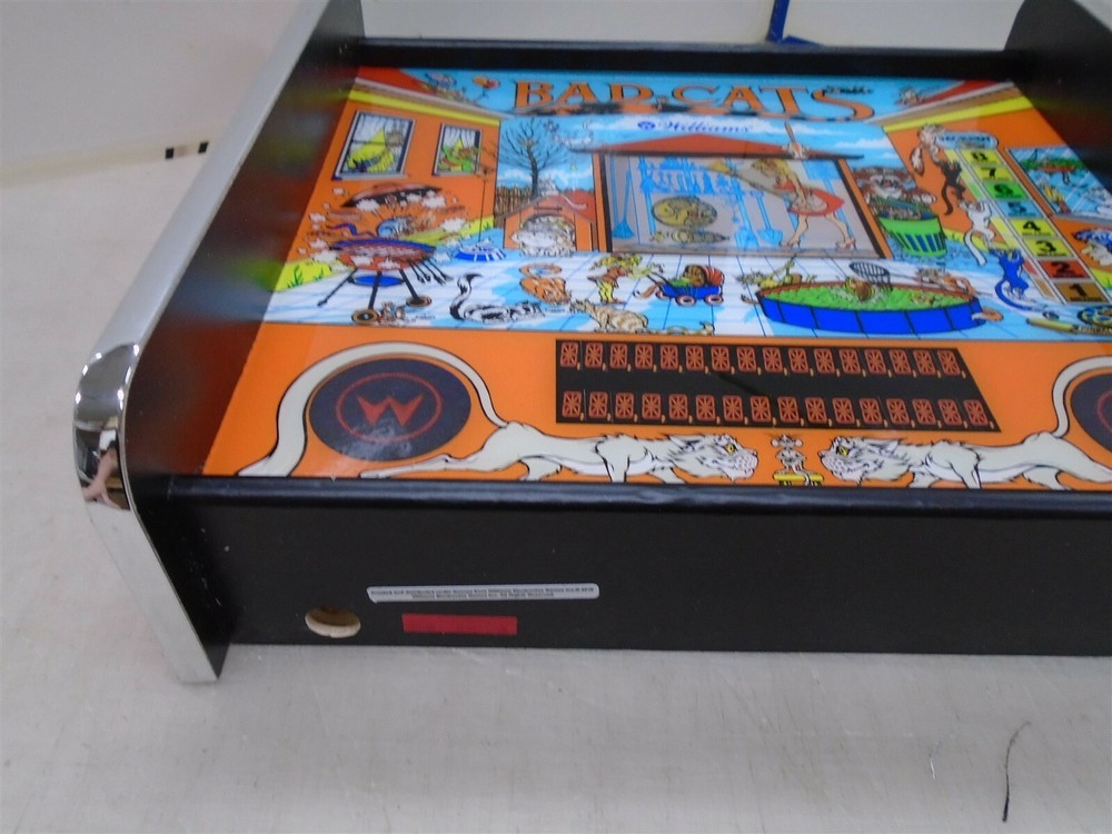 Williams Bad Cats Pinball Head LED Display light box
