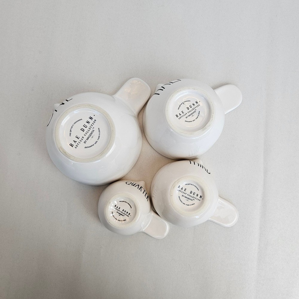 Rae Dunn Graduated Size Four Measuring Cups