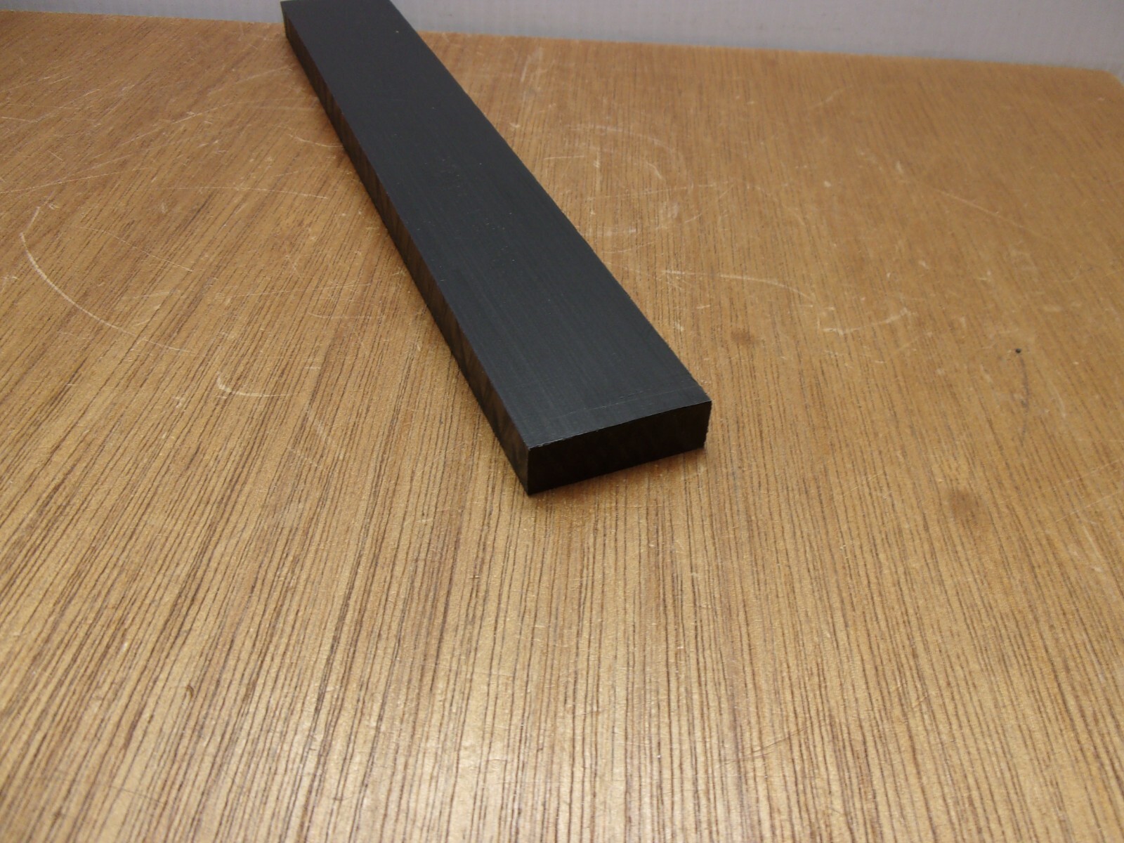 1-1/2" X 1/2" X 10" UHMW PE Tivar Black Flat Bar Plate Stock FDA Compliant