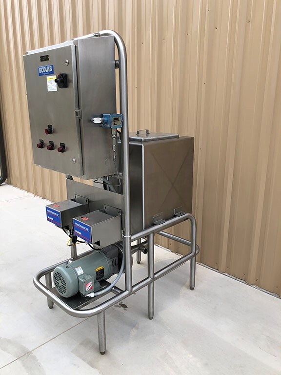 Ecolab Model C Single Tank CIP System, Clean In Place Process Skid