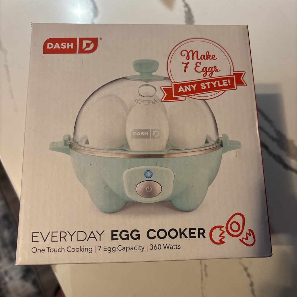 Dash Express Egg Cooker, 7 Egg Capacity, One Touch Cooking
