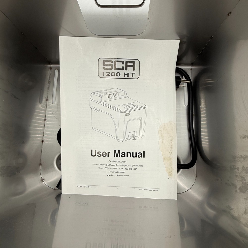 SCA-1200HT Support Cleaning Apparatus