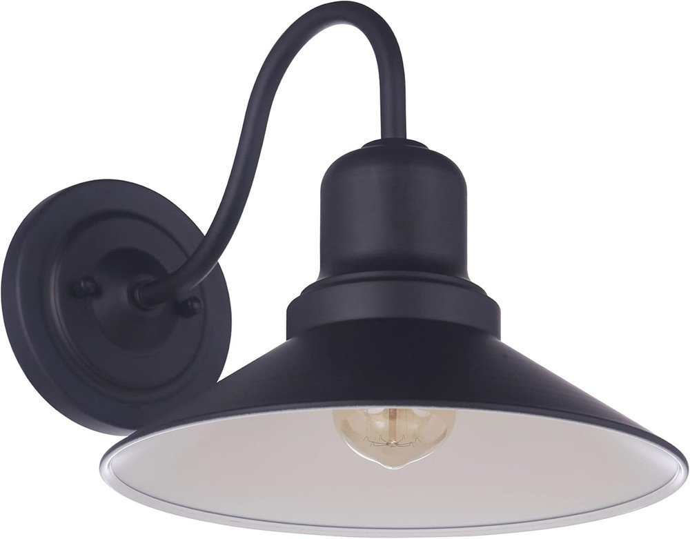 Singleton 1 Light 11" Wall Lantern, Midnight, Wet Rated, ZA5404-MN