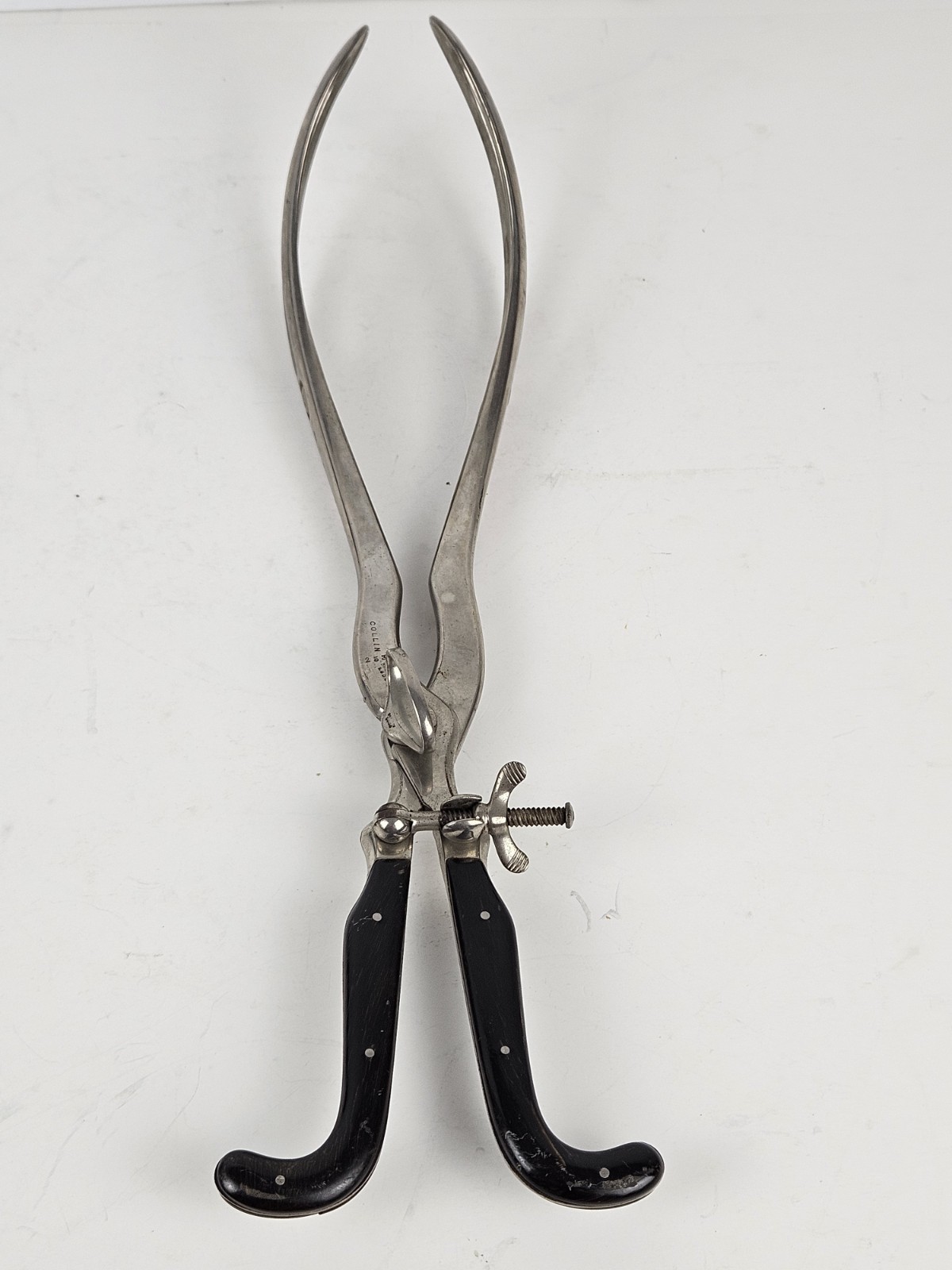 Antique 1800s US Civil War Surgeon Doctors Birthing Forceps Maison Collin France