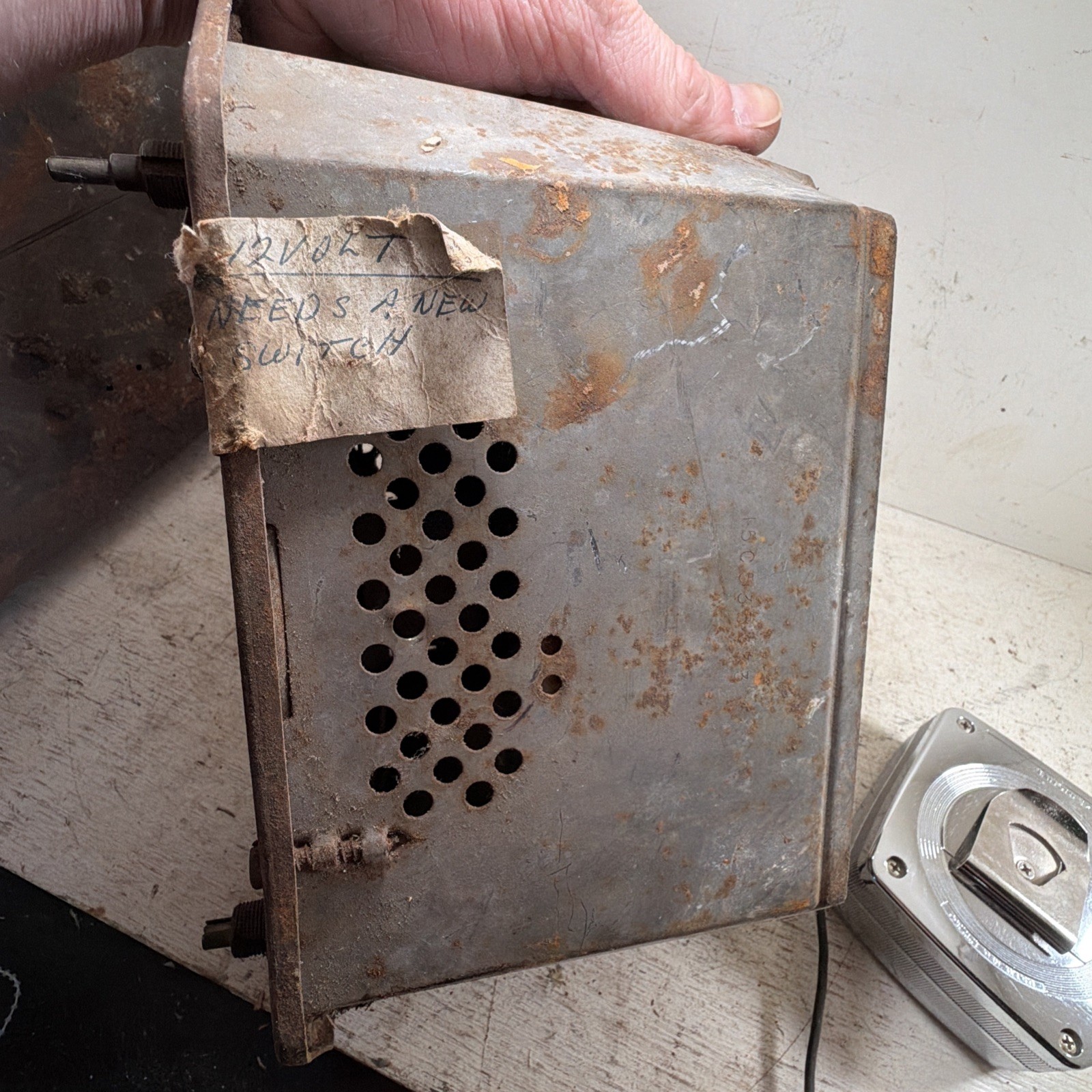 Lot Of 2 Vintage Antique OEM 1940s Mopar Radios For Parts Or Repair