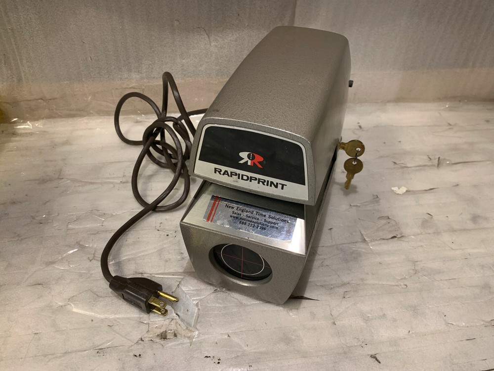 RapidPrint AR-E Electric Date & Time Recorder w/ Keys
