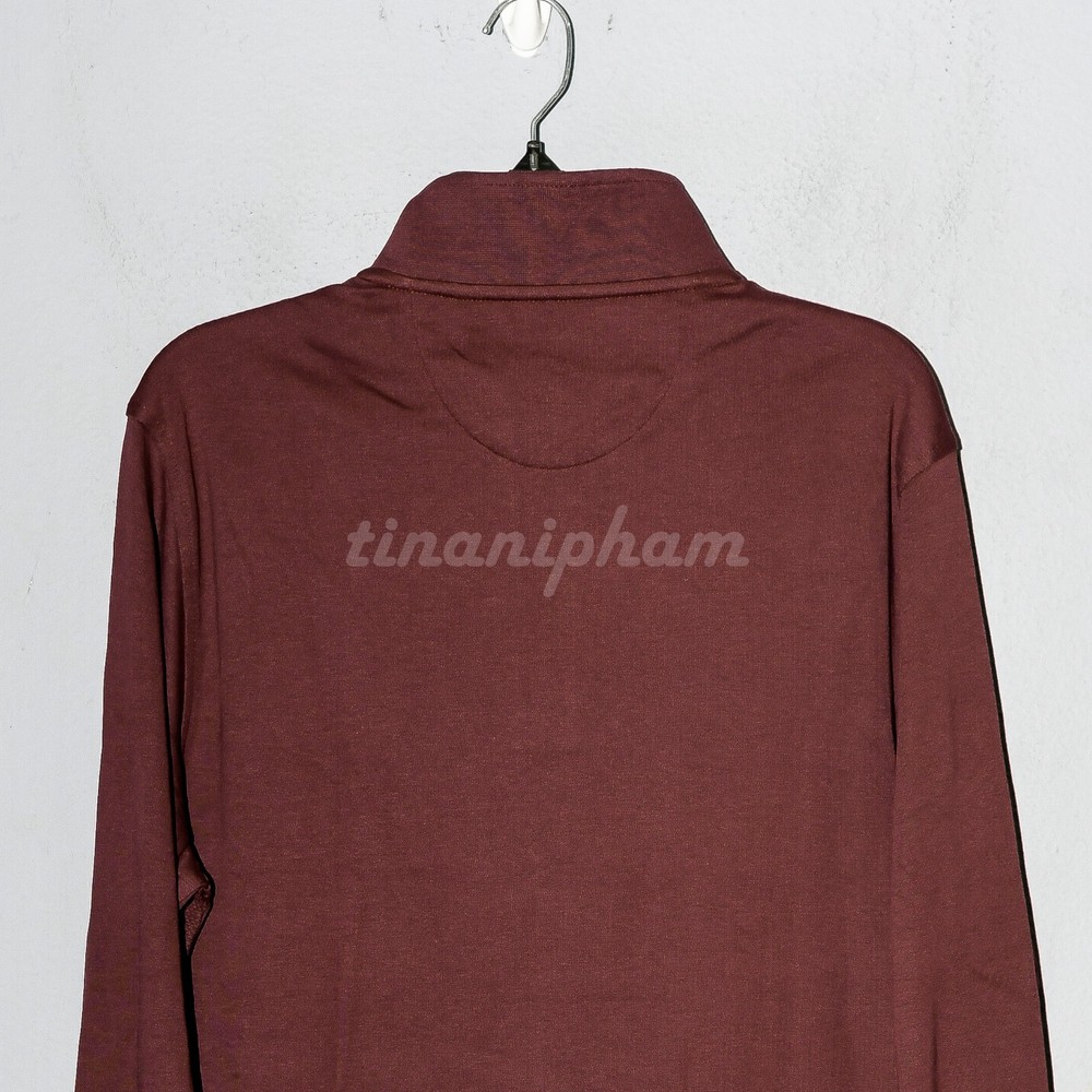 Ted Baker black Textured 1/4 Quarter Zip Pullover Sweater