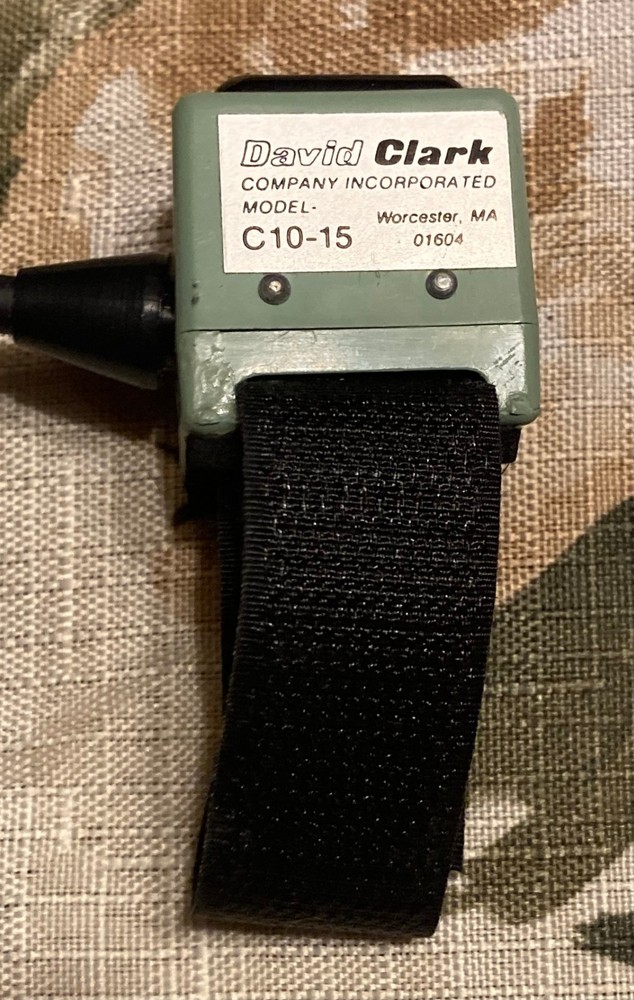 David Clark C10-15 Aircraft Push to Talk Switch Untested