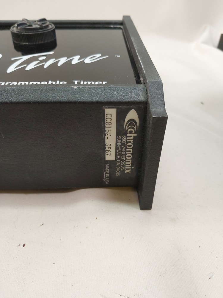 CHRONOMIX PRO TIME CC8152 PROGRAMMABLE TIMER Used. Untested.