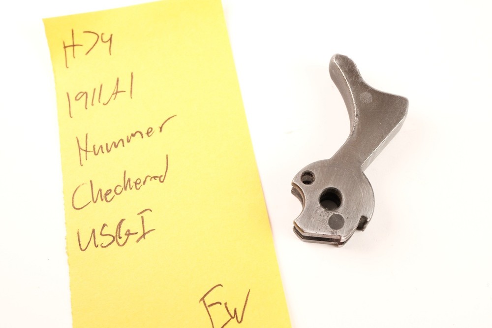 H74 1911A1 Hammer Checkered USGI