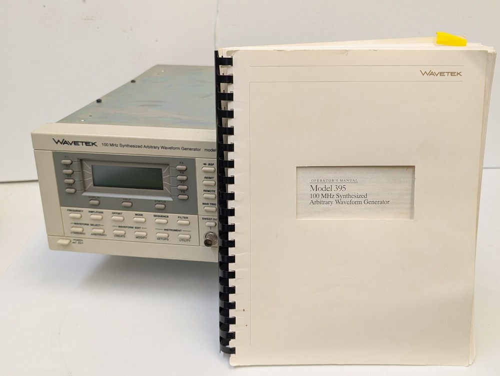 WAVETEK MODEL 395 100 MHz Synthesized Arbitrary Waveform Generator