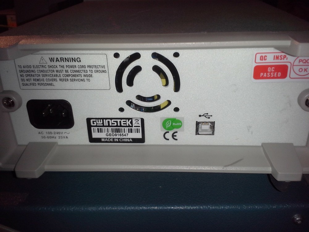 Instek AGG-2012 12 MHz Arbitrary Function Generator USB programmable 10V p-pk