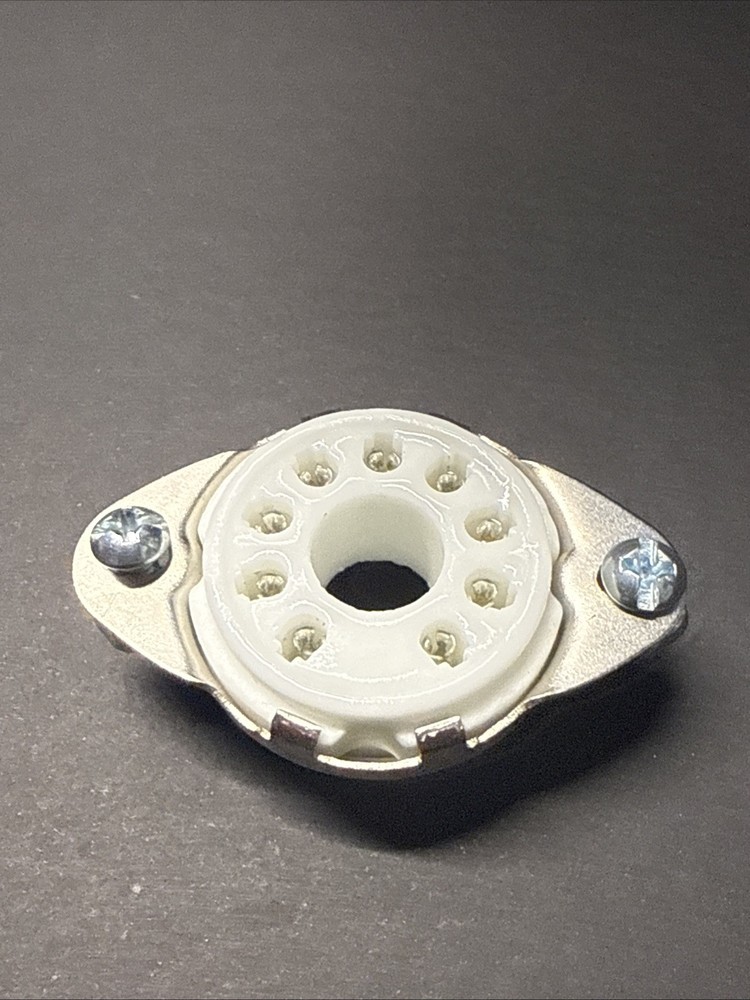 OCTAL  socket 8 PINS  with bolts and nuts for 6V6GT 6X5GT 6SK7-bottom mounted
