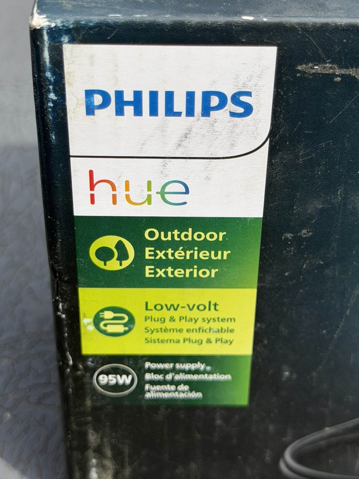 Philips Hue 95W Outdoor Power Supply Black Low Voltage Fully Weatherproof NEW ✅