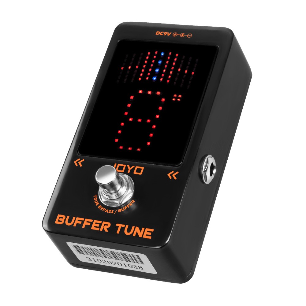 JOYO Buffer Tuner Pedal Built-in Buffer with Accurate Tuning and LED Screen