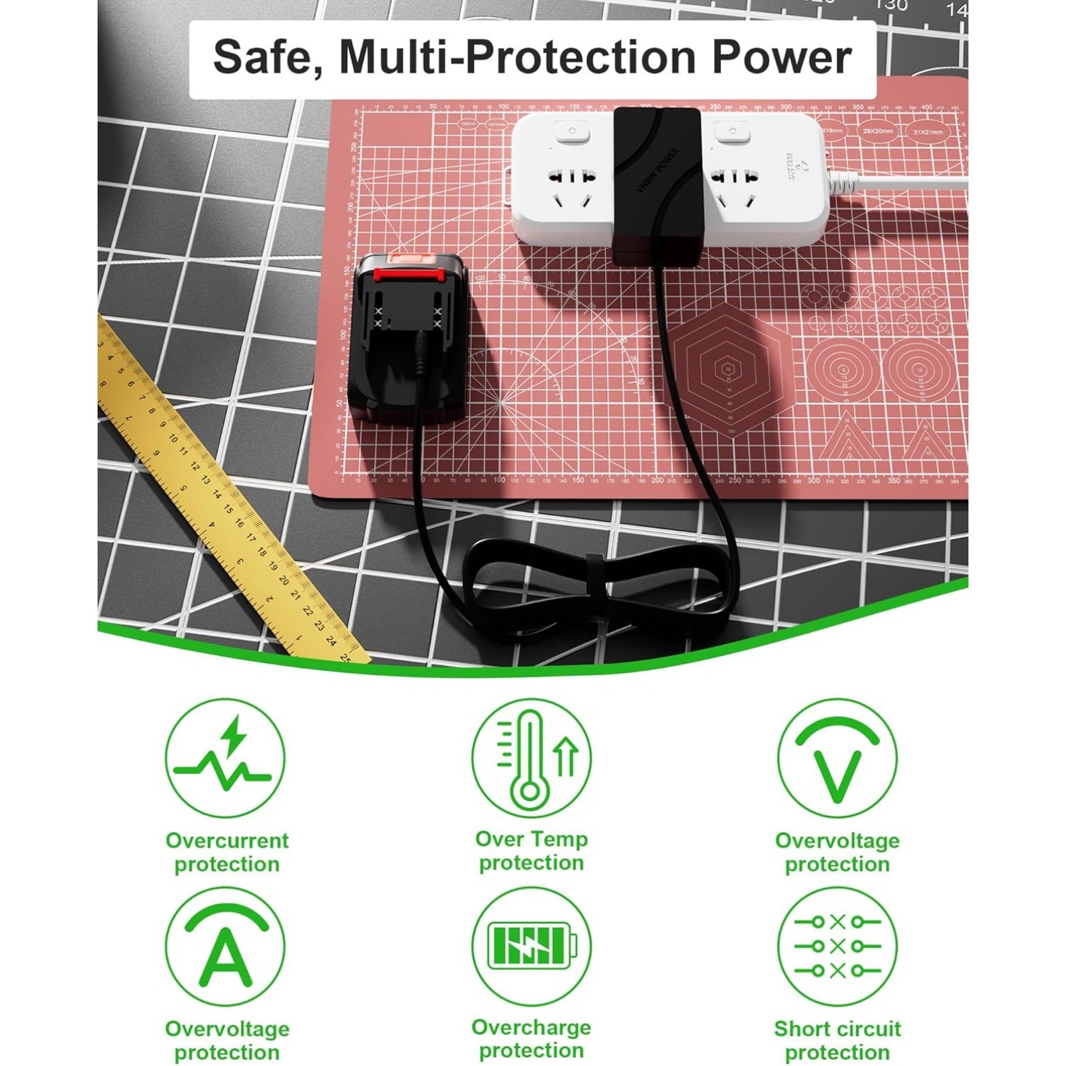 21V Charger for Jujubean, SEYVUM, DINSHARE, Eiruaw, Peektook, Licorne, O-Conn