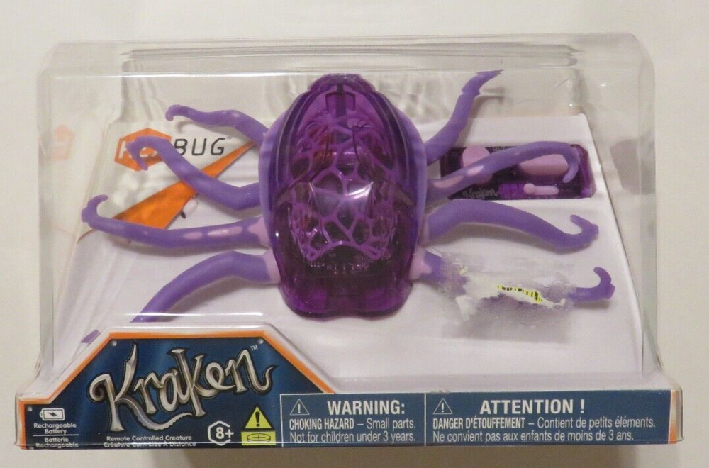 HEXBUG Kraken Remote Controlled Creature 8-Legged Creepy Crawler Purple - NEW!!!