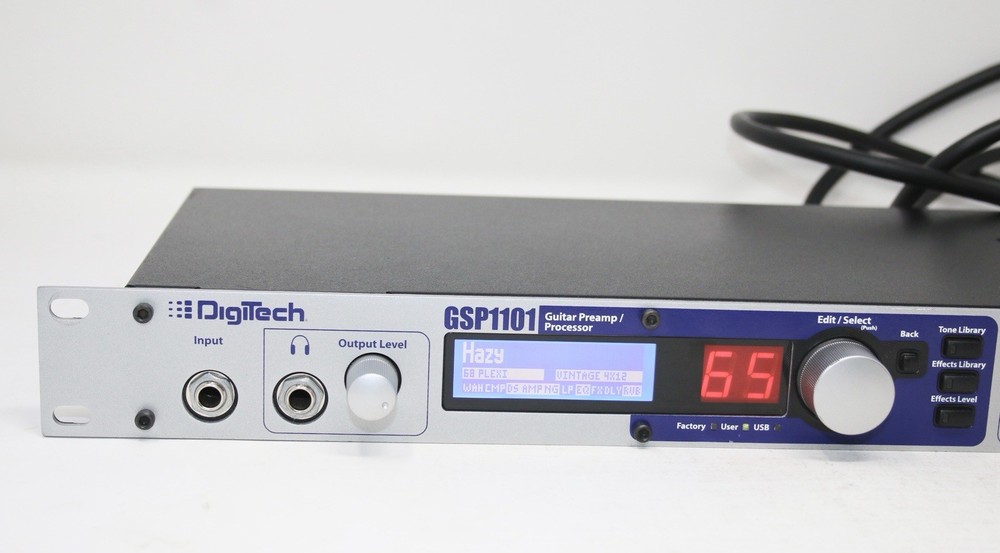 Digitech GSP1101 Multi-Effects Guitar Preamp/Processor w/Power Cable Only READ!