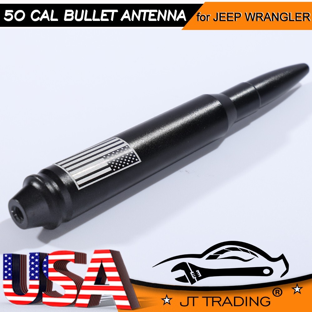 USA Bullet Antenna for 2007-2021 Jeep Wrangler JK JL Rubicon Sahara Gladiator