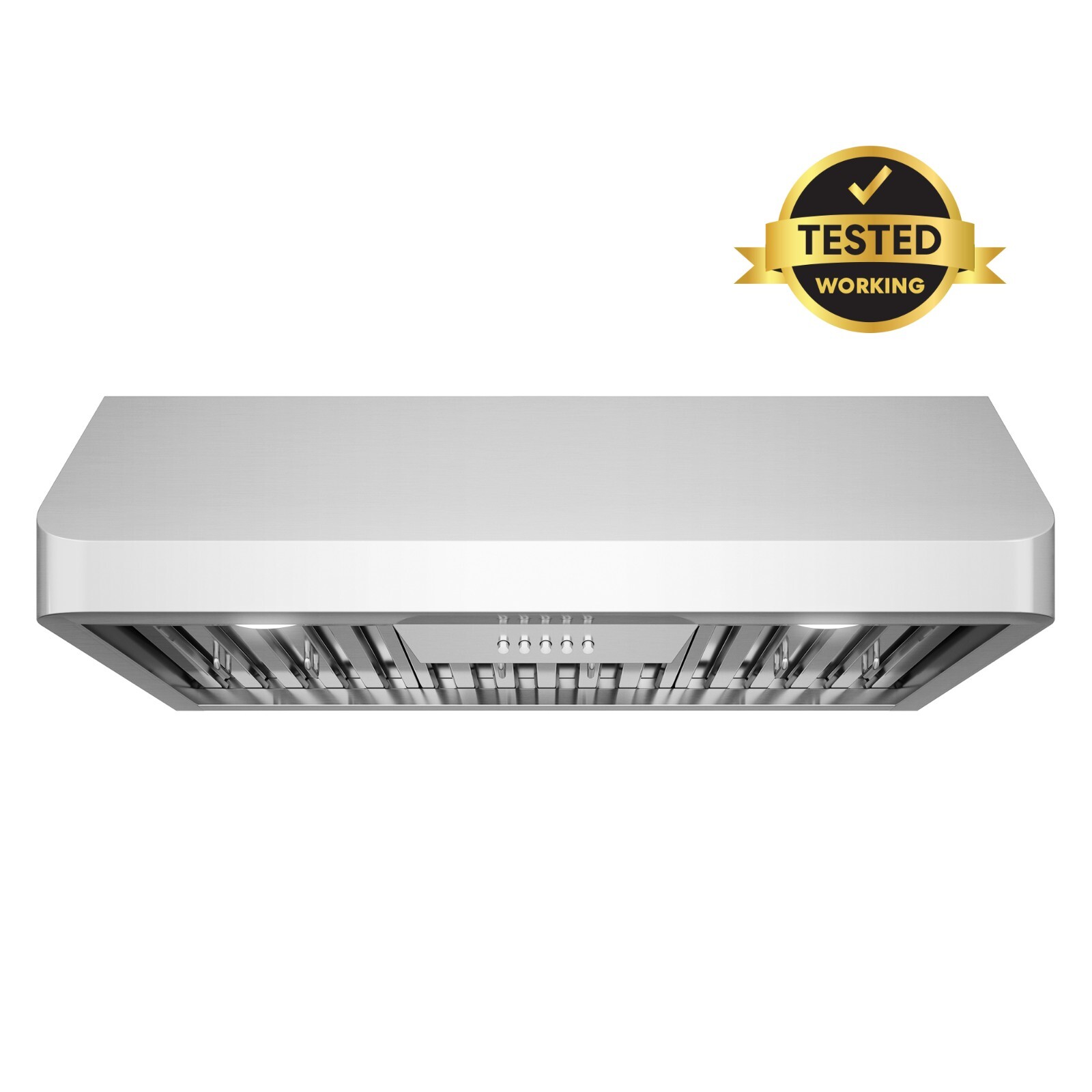 30 in. Under Cabinet Range Hood 500 CFM, Push Button, Stainless Steel [OPEN BOX]
