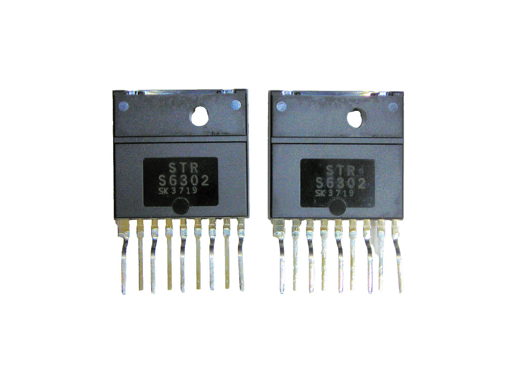STRS6302 "Original" Sanken Voltage Regulator 9P ZIP  2  pcs