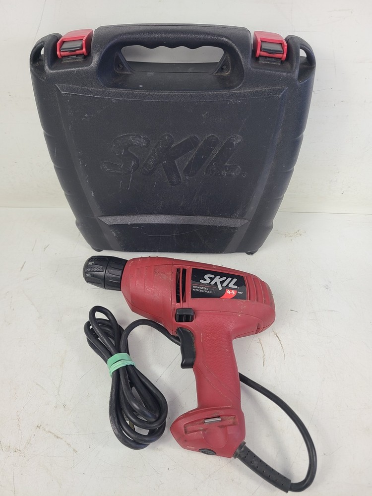 Skil Model 6235 Corded Drill 5amp Variable Speed Keyless 3/8 Chuck (TESTED)