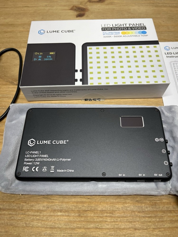 Lume Cube Panel- Bi-Color Full Spectrum LED Panel Light (#B31)