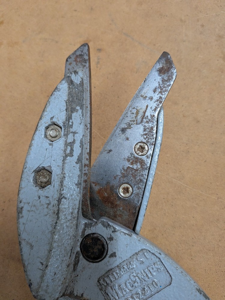 Midwest Snips Left Offset MagSnips Replaceable Blade Siding Spouting Cutting