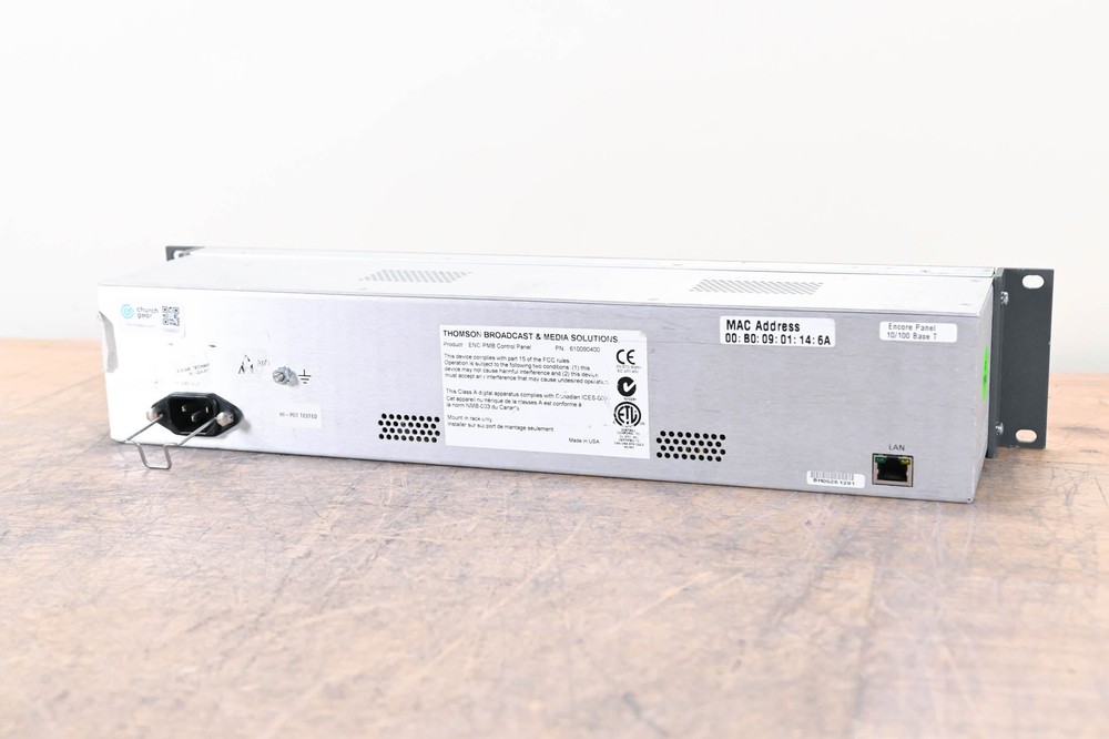 Grass Valley ENC-PMB Control Panel CG00531