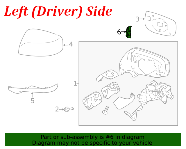 GENUINE Subaru Blind Spot Detection System Warning Sensor B&S LEFT #91057FL010