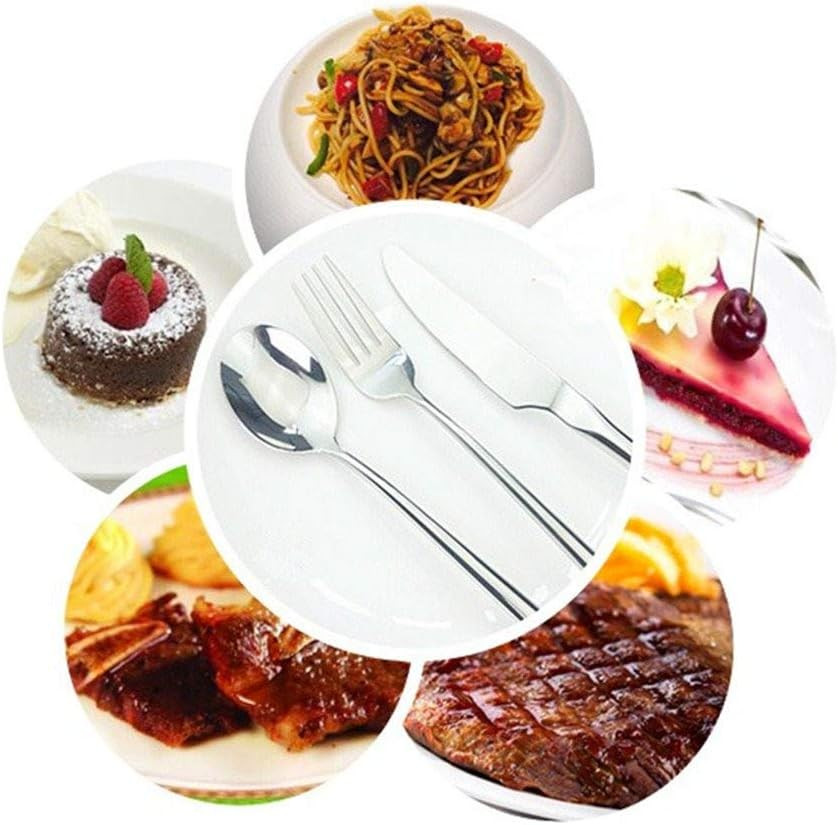 5Pcs Long-Handled Korean Stainless Steel Fork