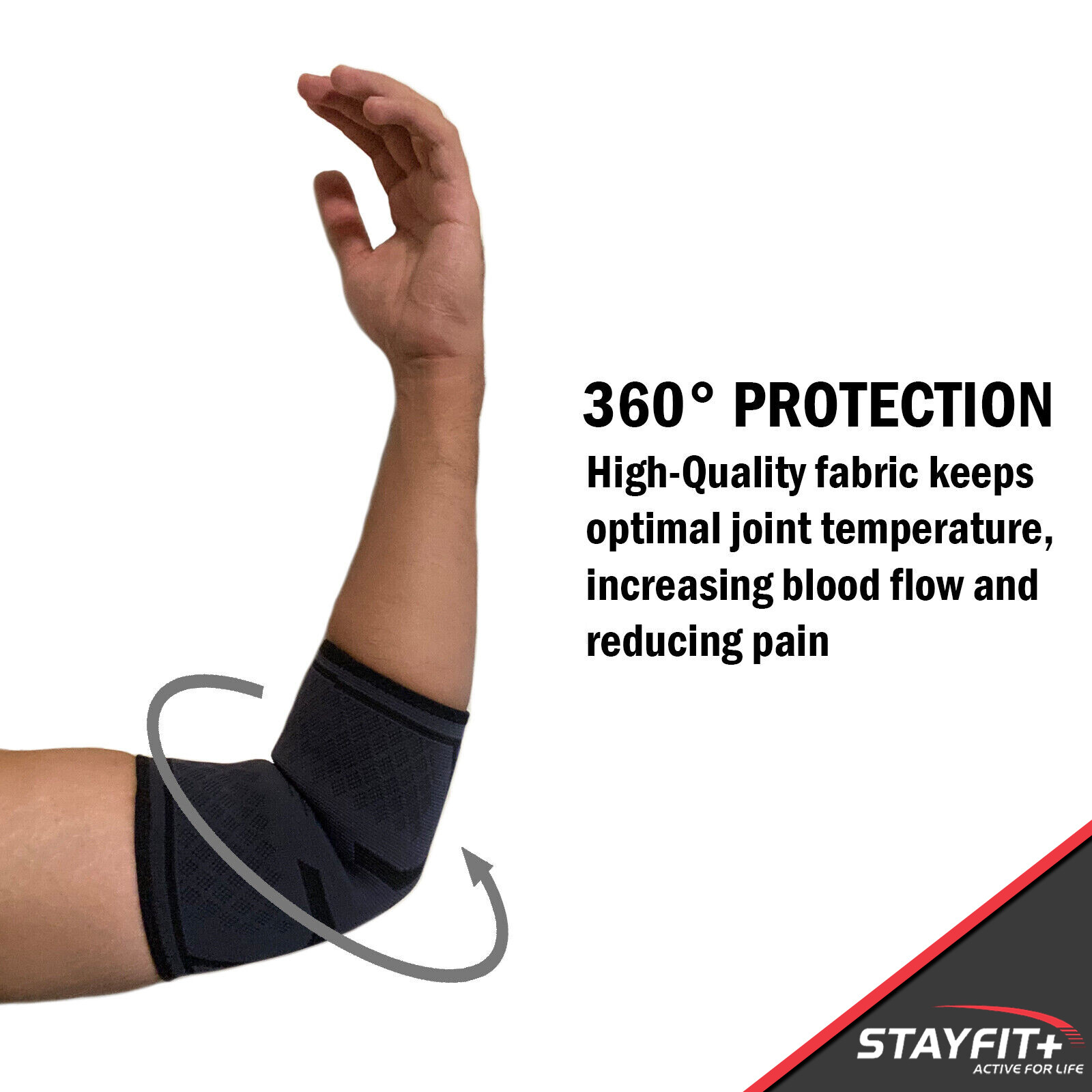 Tennis Elbow Compression Sleeve Brace Weight Lifting Support Joint Pain Relief