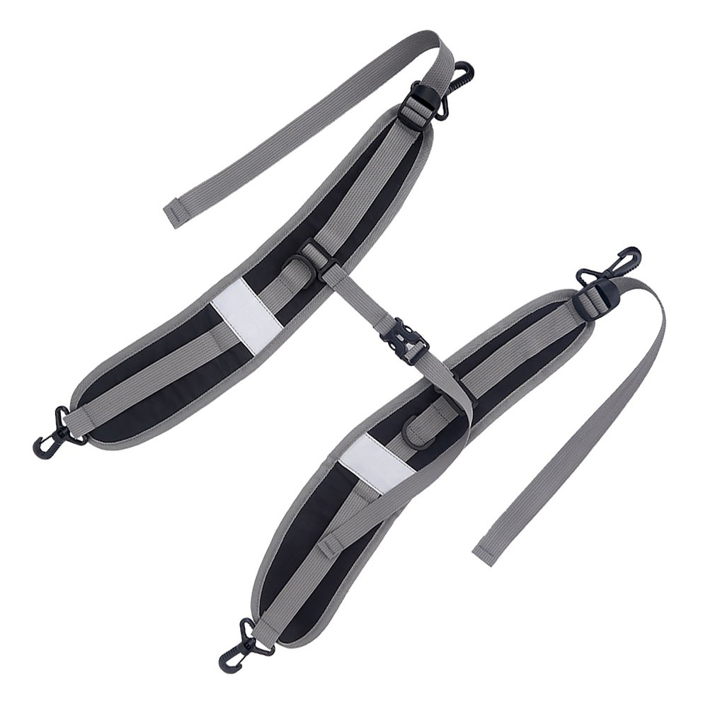 1 Pair Waterproof Nylon Adjustable Shoulder Straps Replacement for Backpack