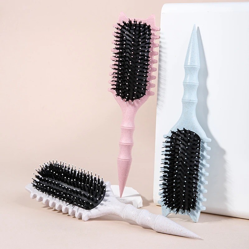 Professional Curl Defining Brush - Reduces Pulling & Detangles Hair