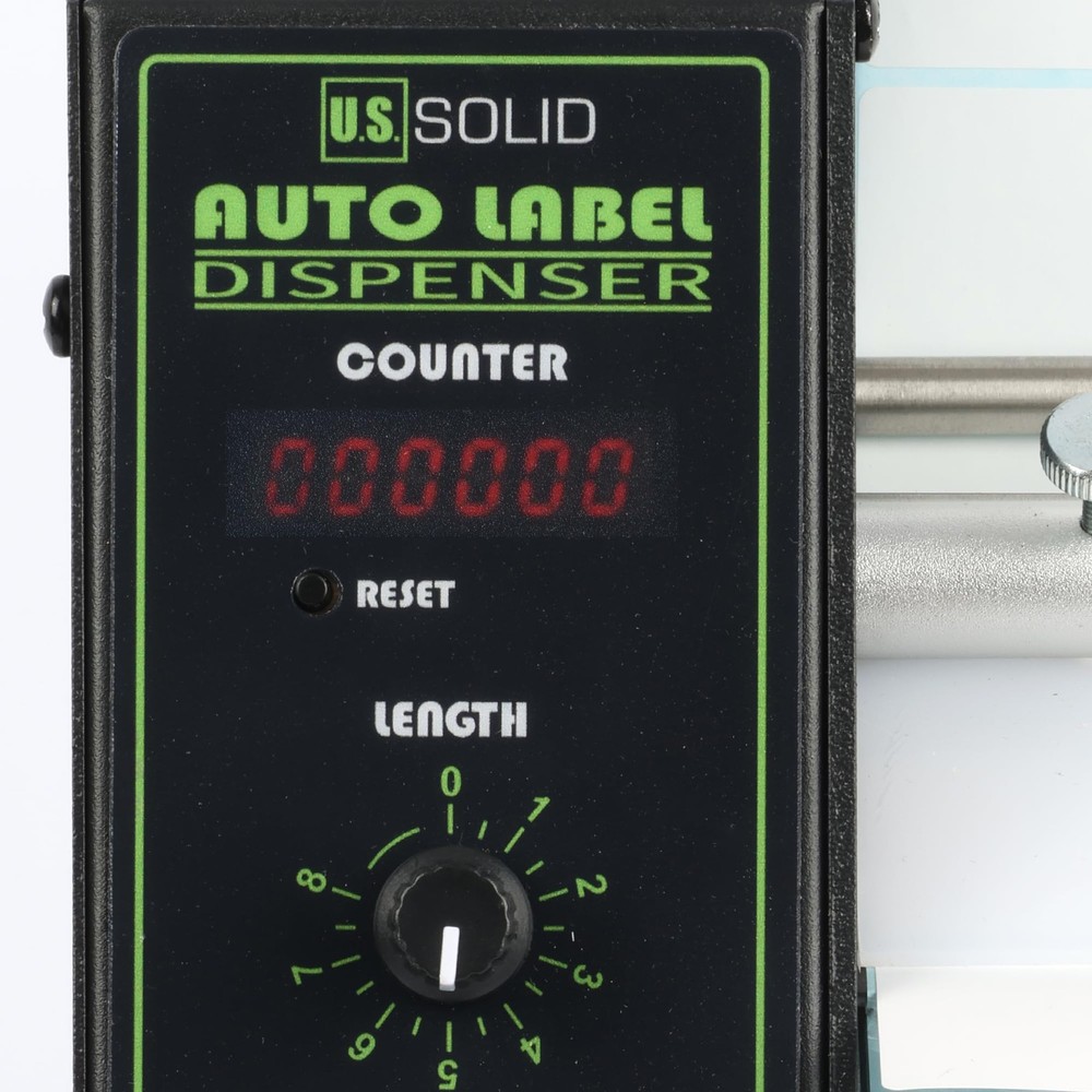 U.S. Solid Automatic Label Dispenser 4.52 in Width Fanfold Labels Counter