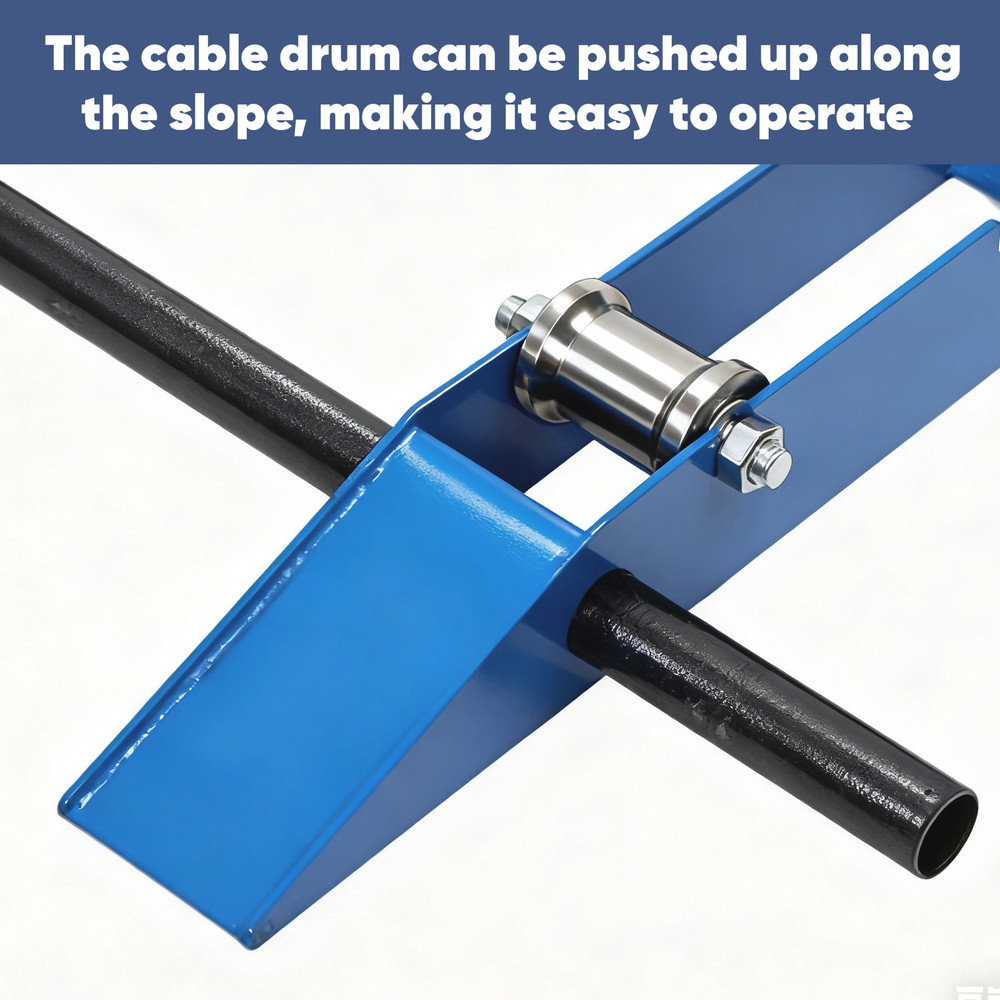 Cable Drum Roller Reel Dispenser Wire Dispenser Cable Roller Stand 3307Ib