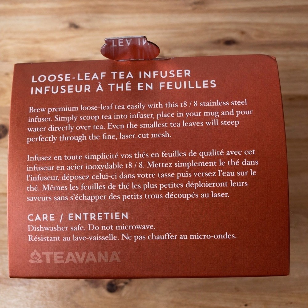 TEAVANA STAINLESS TEA INFUSER