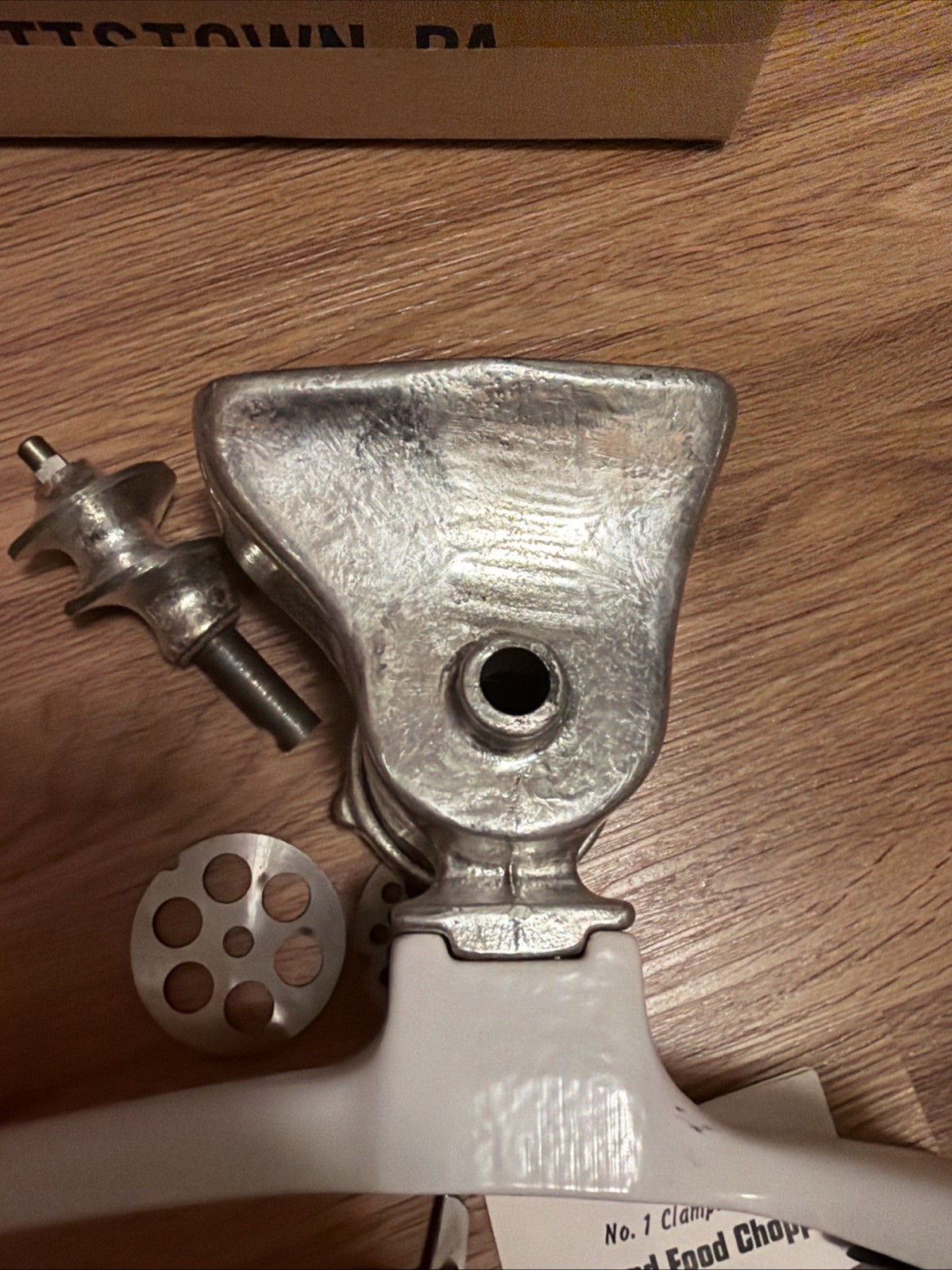 Chop-Rite MFG #1 Meat & Food Chopper Clampless Counter Top Tool In Box USA Made