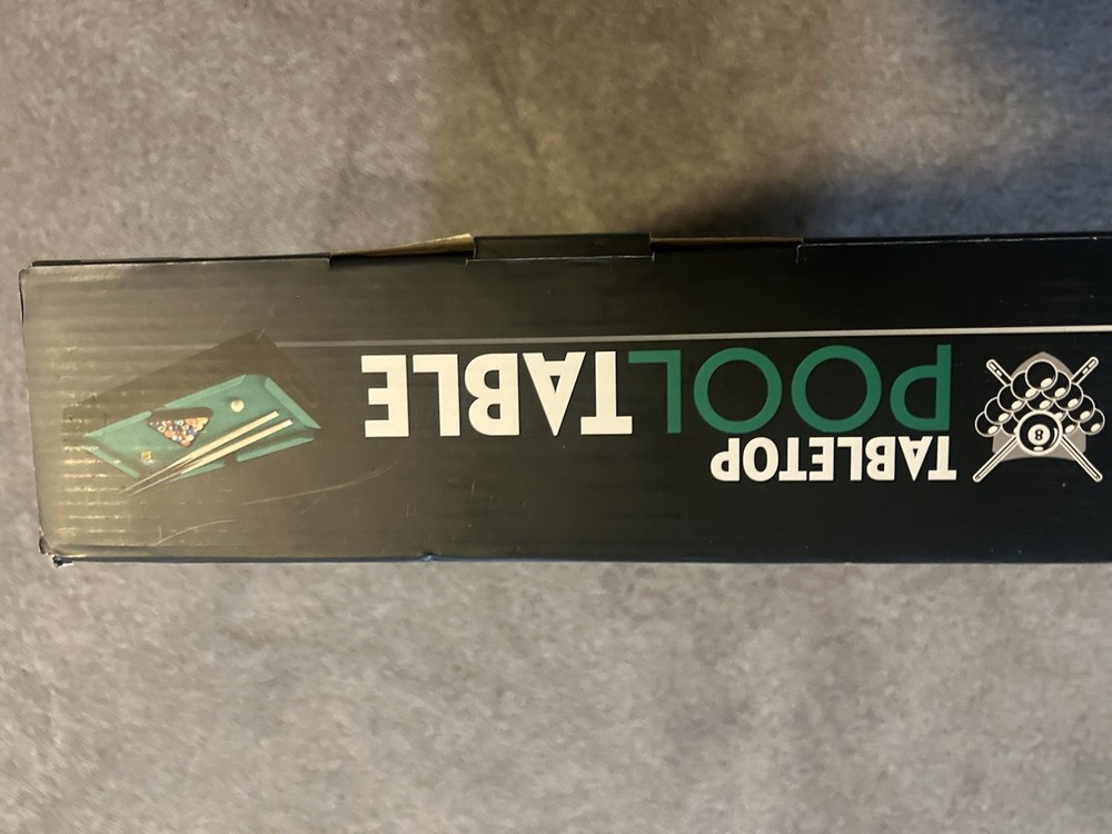 Tabletop Pool Table 20”x12.1”x3.75”