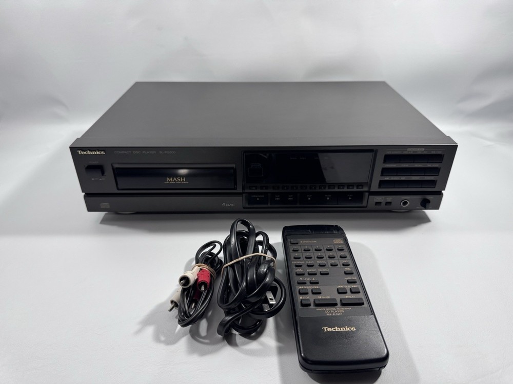 Vintage 1991 Technics SL-PG300 Compact Disc Player W/remote Serviced! Excellent!