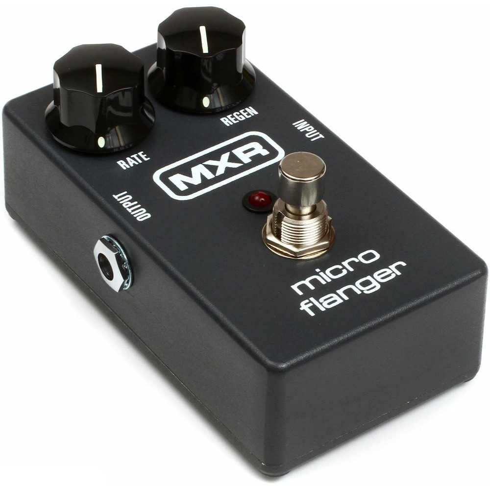 MXR M152 Micro Flanger Guitar Effects Pedal with Cables