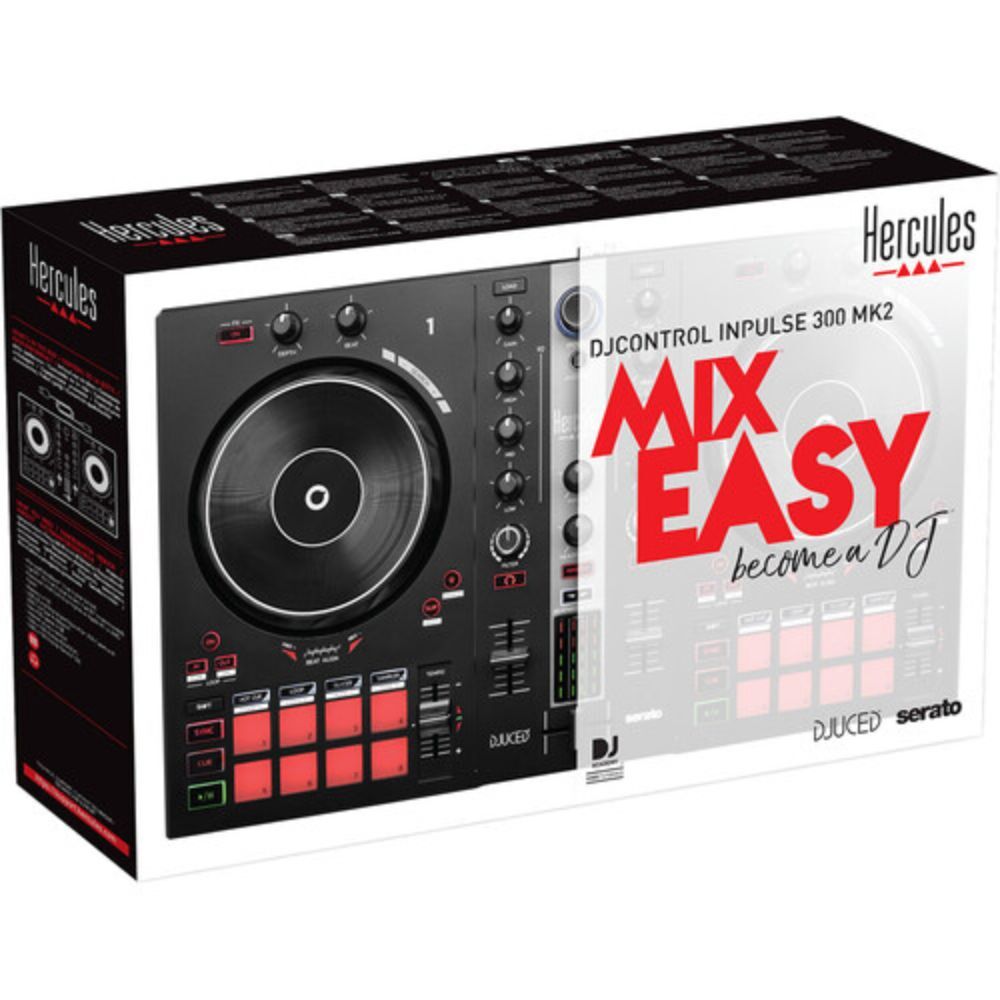 Hercules DJ Control Inpulse Controller w/ Hercules HDP DJ60 Headphones Bundle
