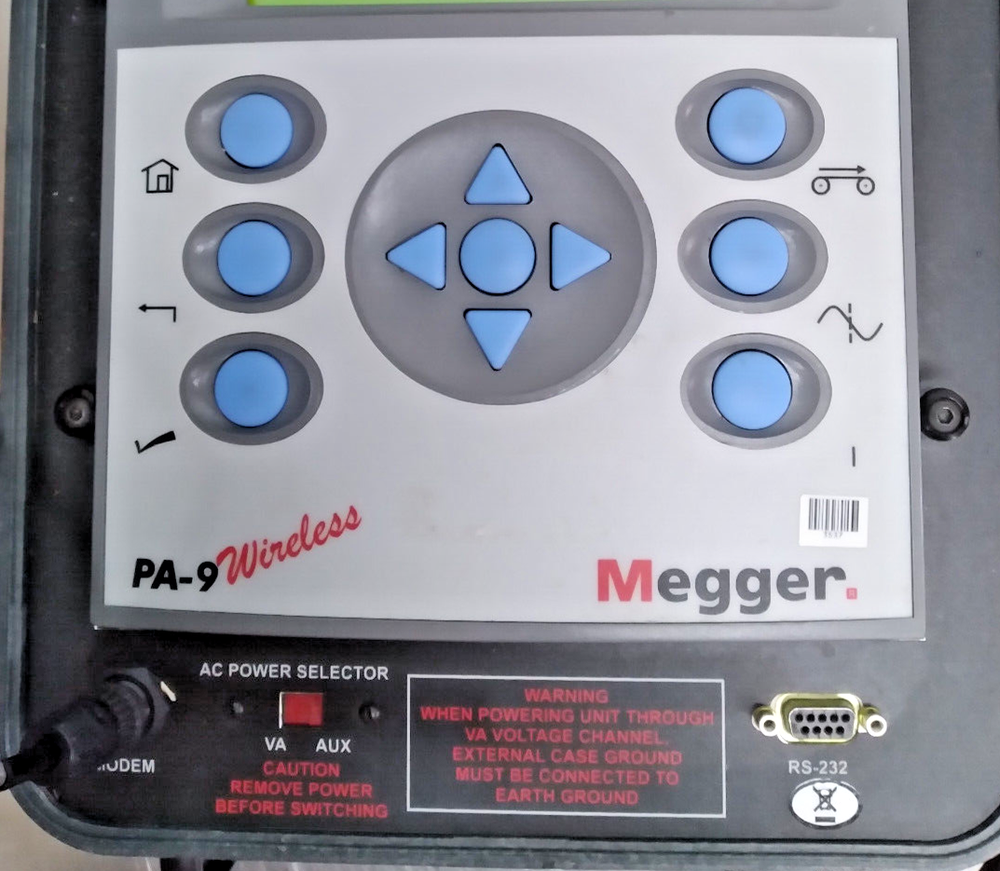 Megger PA-9 Wireless ~ Portable Power Quality Analyzer